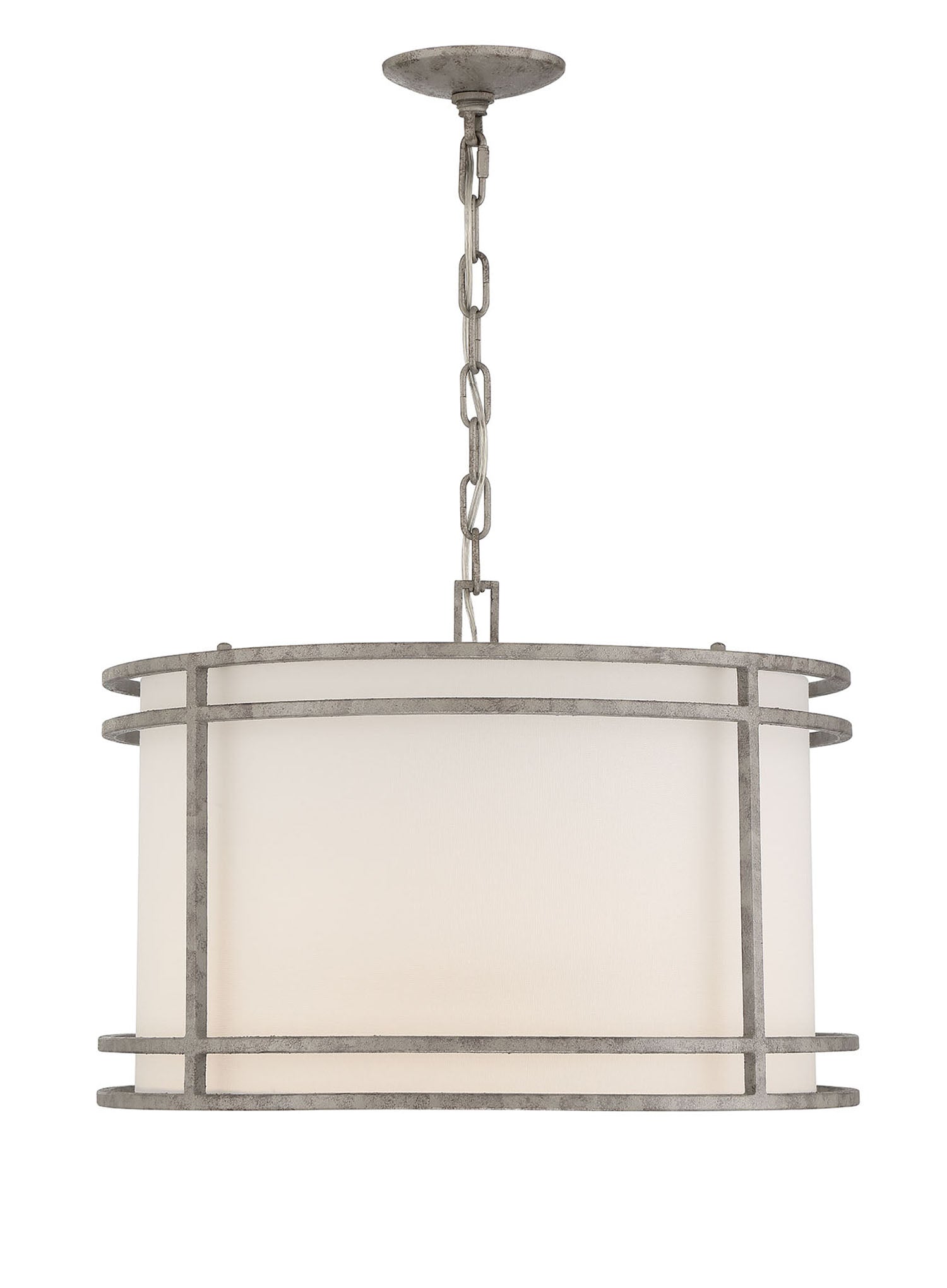 Lumanity Mila Transitional Shaded Single Light Drum Pendant