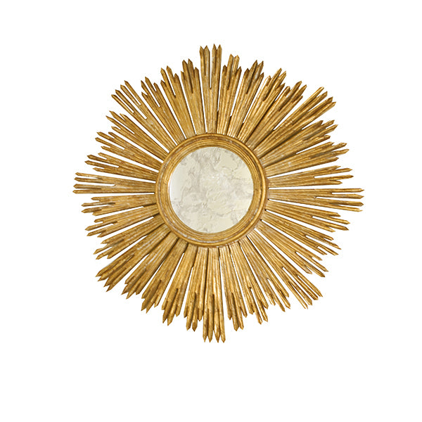 Worlds Away Margeaux Sunburst Mirror