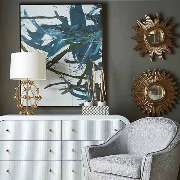 Worlds Away Versailles Mirror