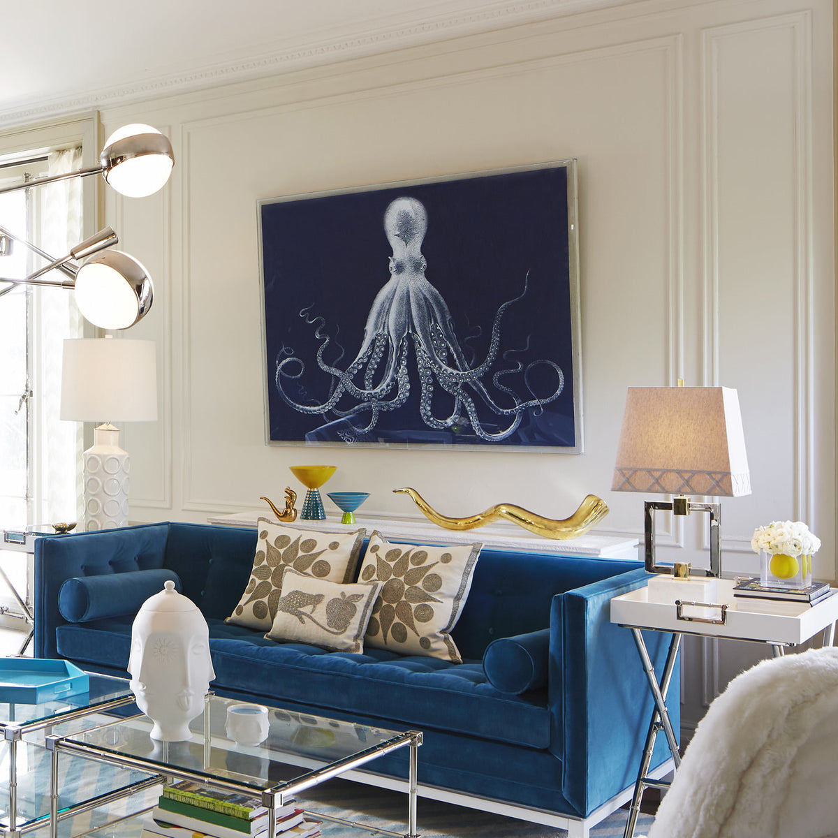 Jonathan Adler Lord Bodner Art in Blue