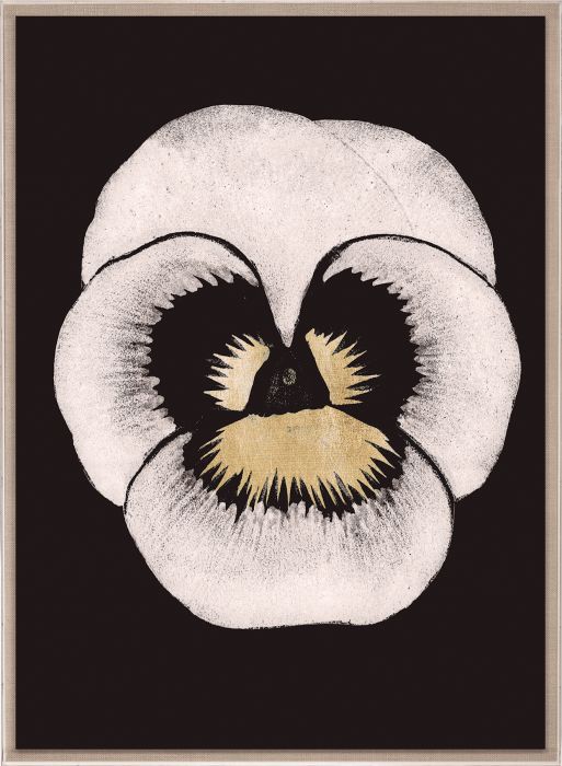 Natural Curiosities Modern Pansies Artwork, 1 and 2