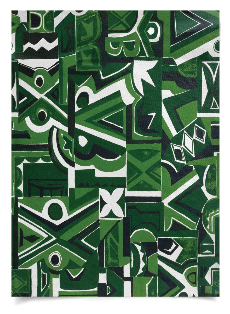 Natural Curiosities Modern Paradise, Abstract Jungle 1