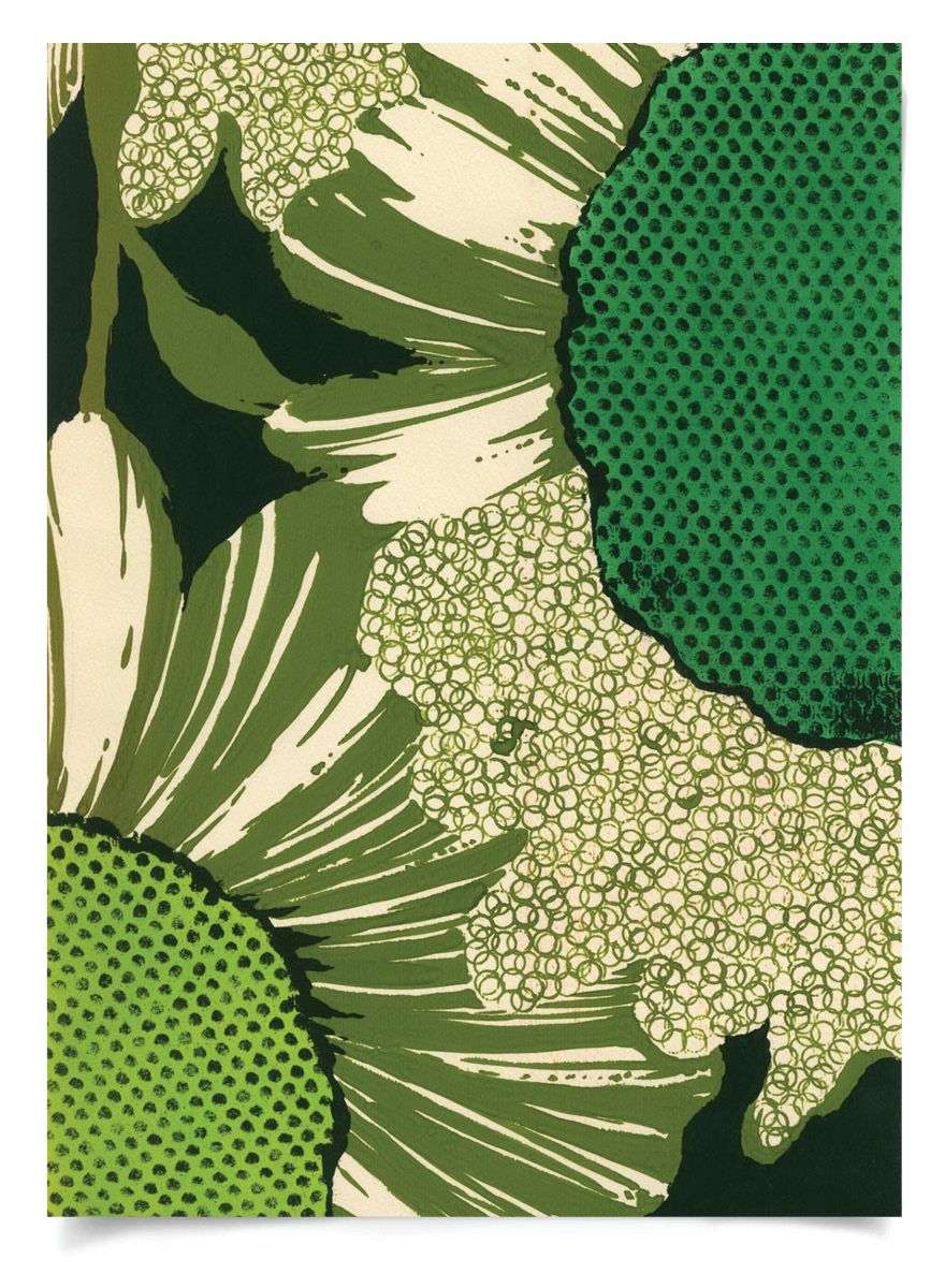 Natural Curiosities Modern Paradise, Flower Head Art