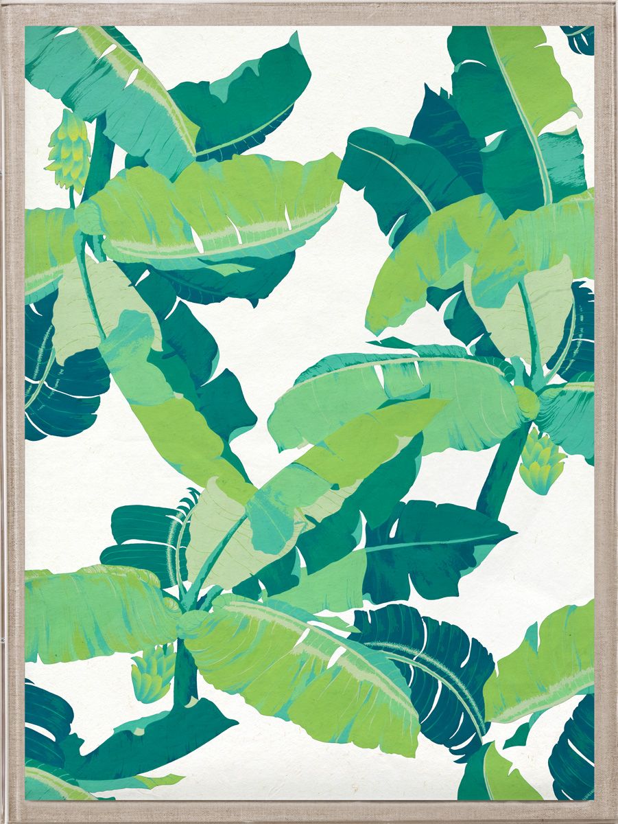 Natural Curiosities Modern Paradise Art, Modern Palms