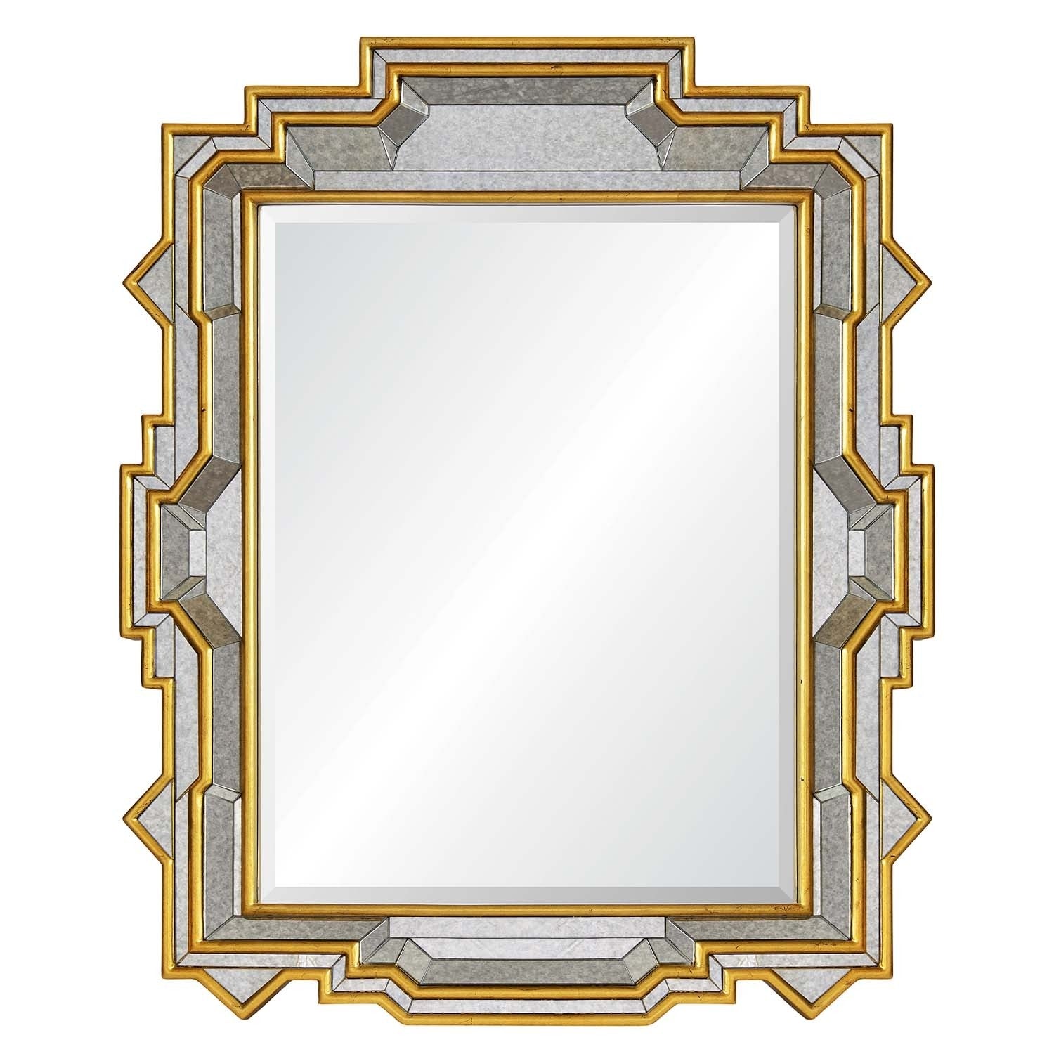 Michael Smith Gold Rush Antique Wall Mirror