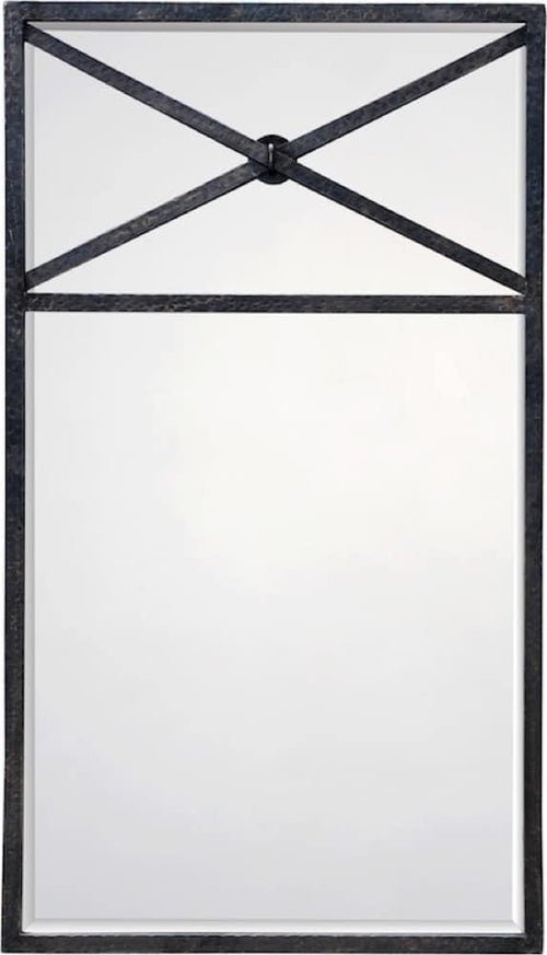 Michael S. Smith Modern, Burnished Iron Full Length Mirror