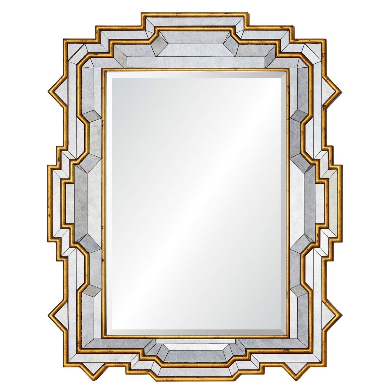 Michael Smith Gold Rush Antique Wall Mirror