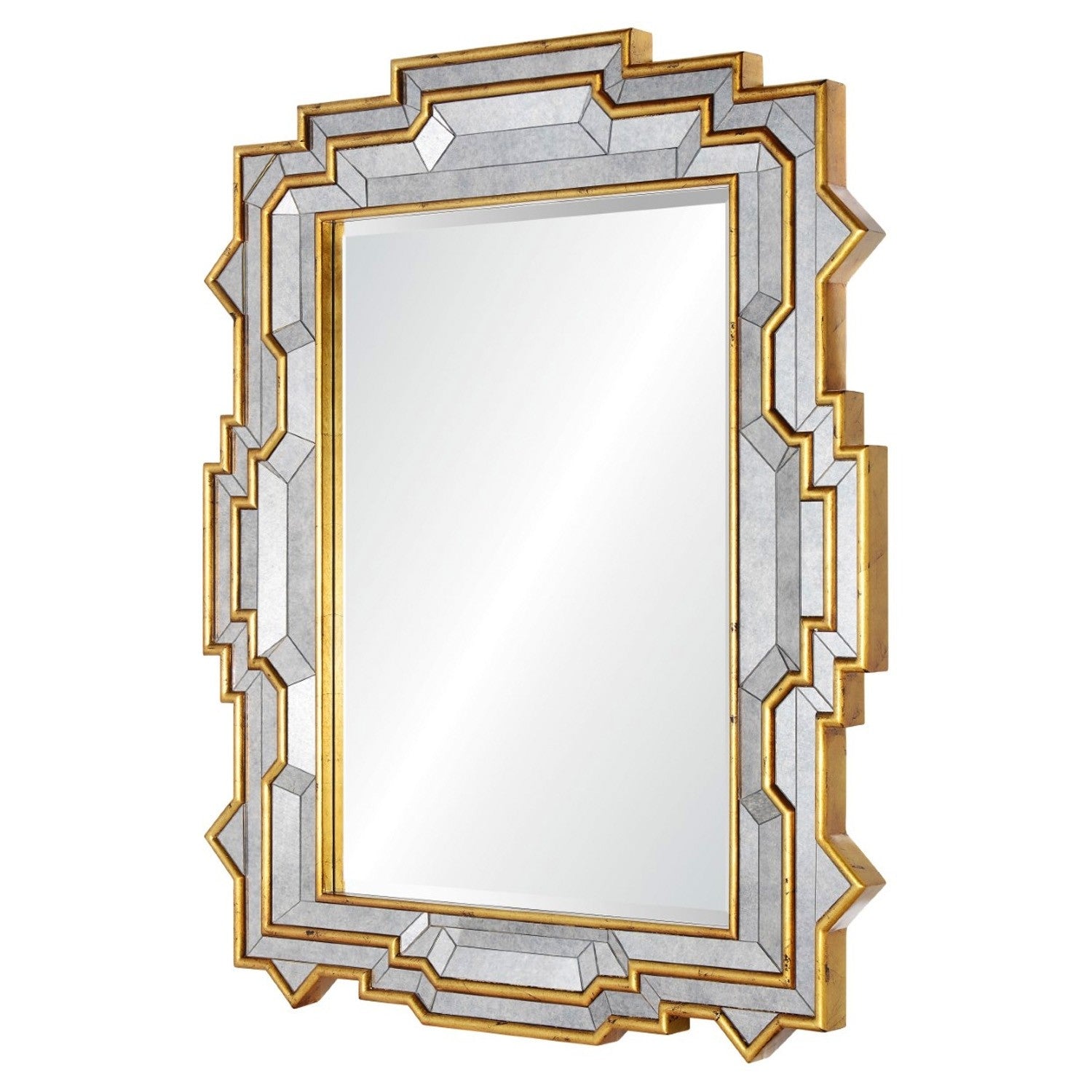 Michael Smith Gold Rush Antique Wall Mirror