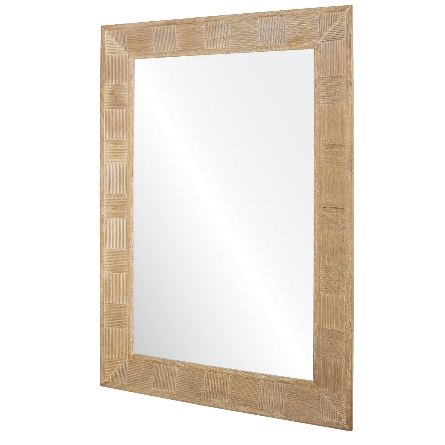 Michael S. Smith Cerused Oak Mirror
