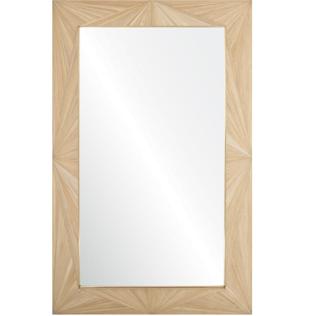 Michael S Smith for Mirror Home Tromelin French Straw Wall Mirror