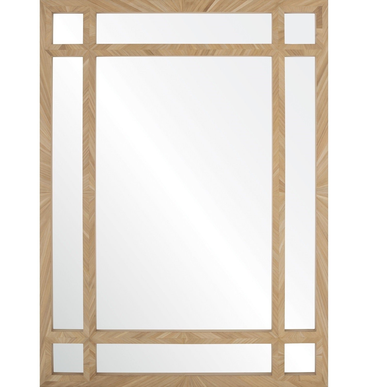 Michael S Smith for Mirror Home Levant French Straw Wall Mirror