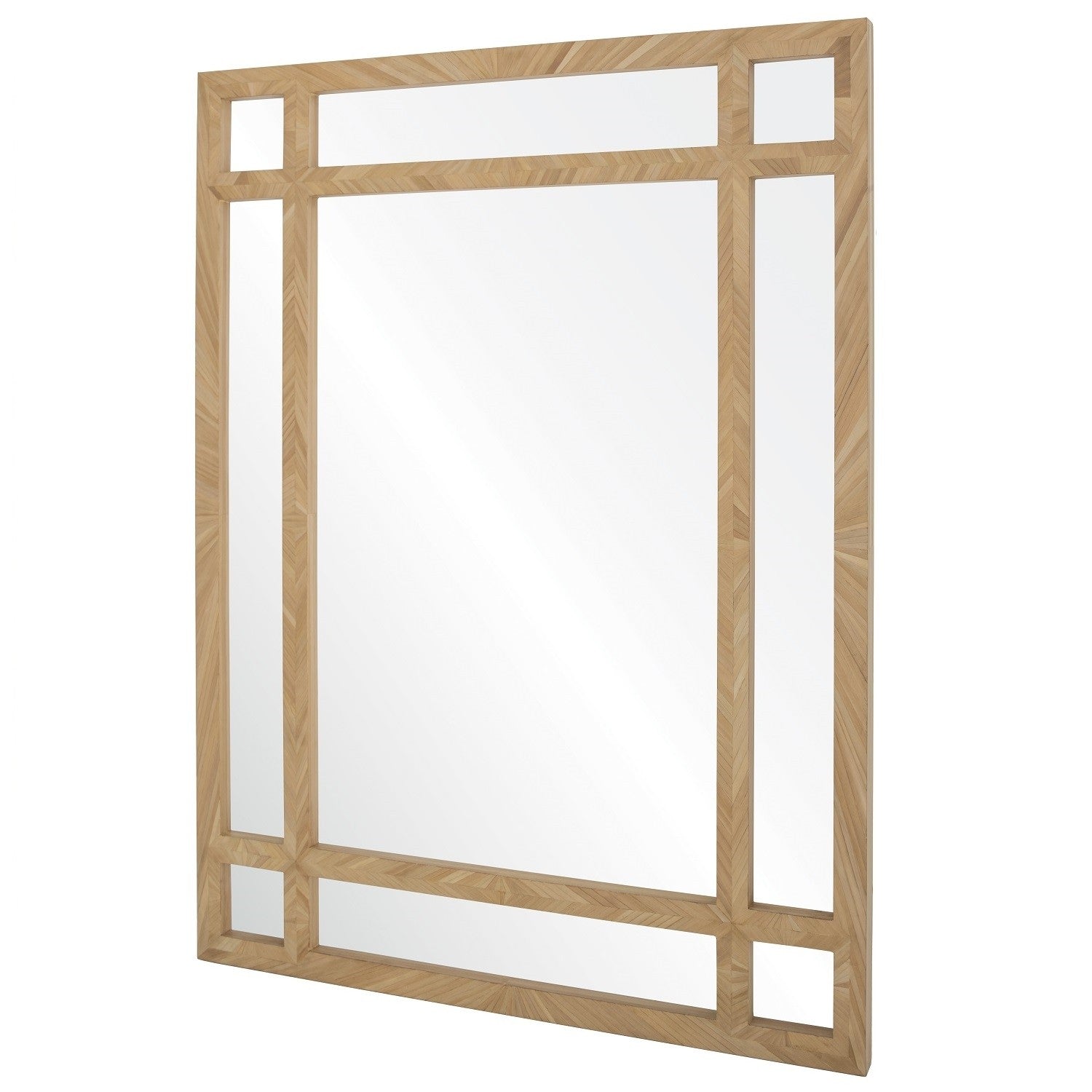 Michael S Smith for Mirror Home Levant French Straw Wall Mirror