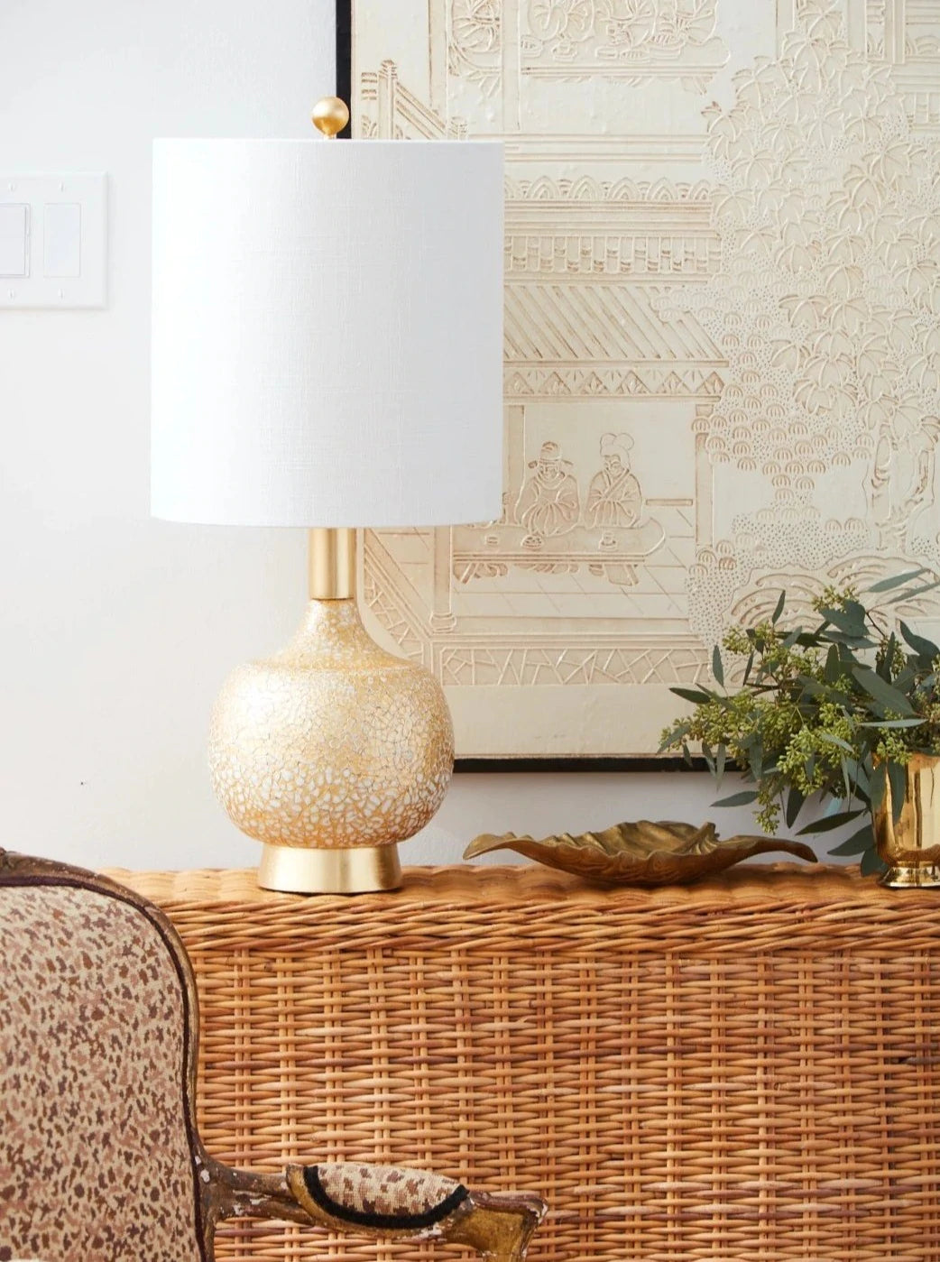 Couture Lamps 28"H Atwater Table Lamp Gold