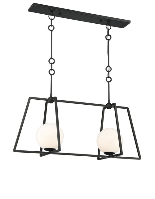 Lumanity Stratus Large 2 Light Linear Bronze Chandelier