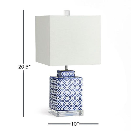 Fretwork Square Lamp Small