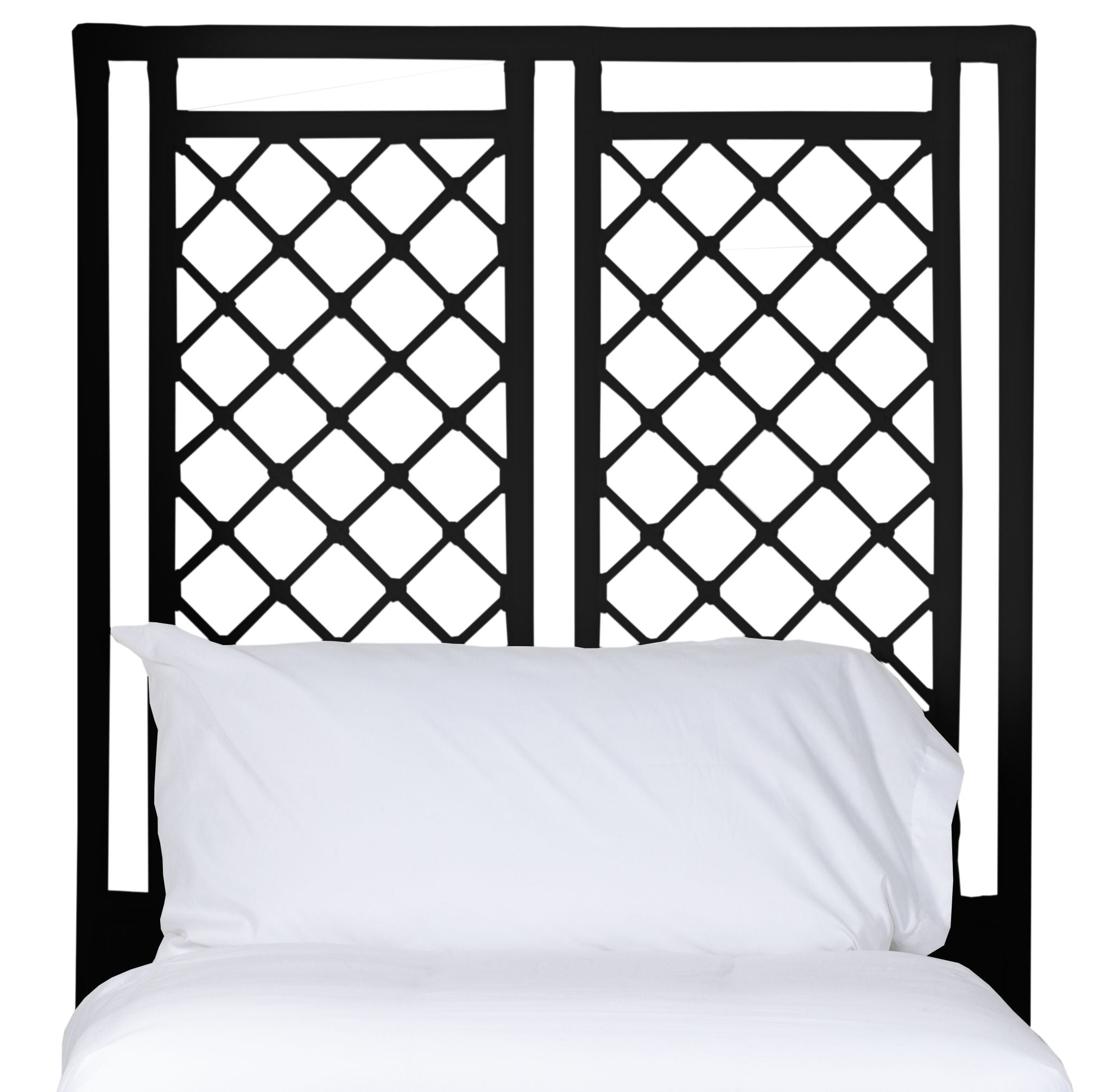 David Francis - X & Diamond Headboard