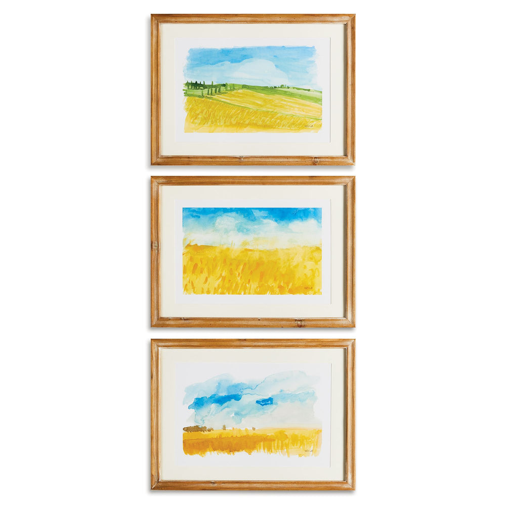 European Landscape Prints, Set Of 3
