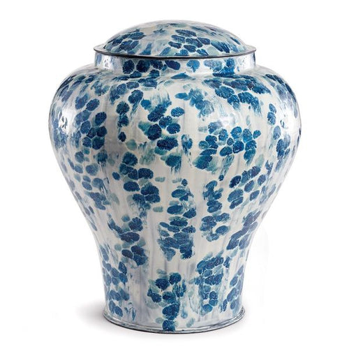 Floret Lidded Urn Tall