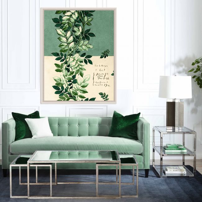 Natural Curiosities Pignier Trellis Artwork, Framed