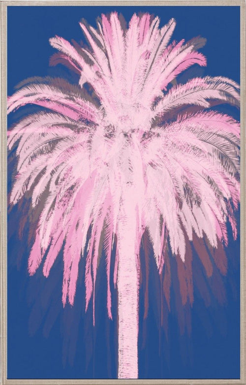 Natural Curiosities Pink and Blue Palms Art