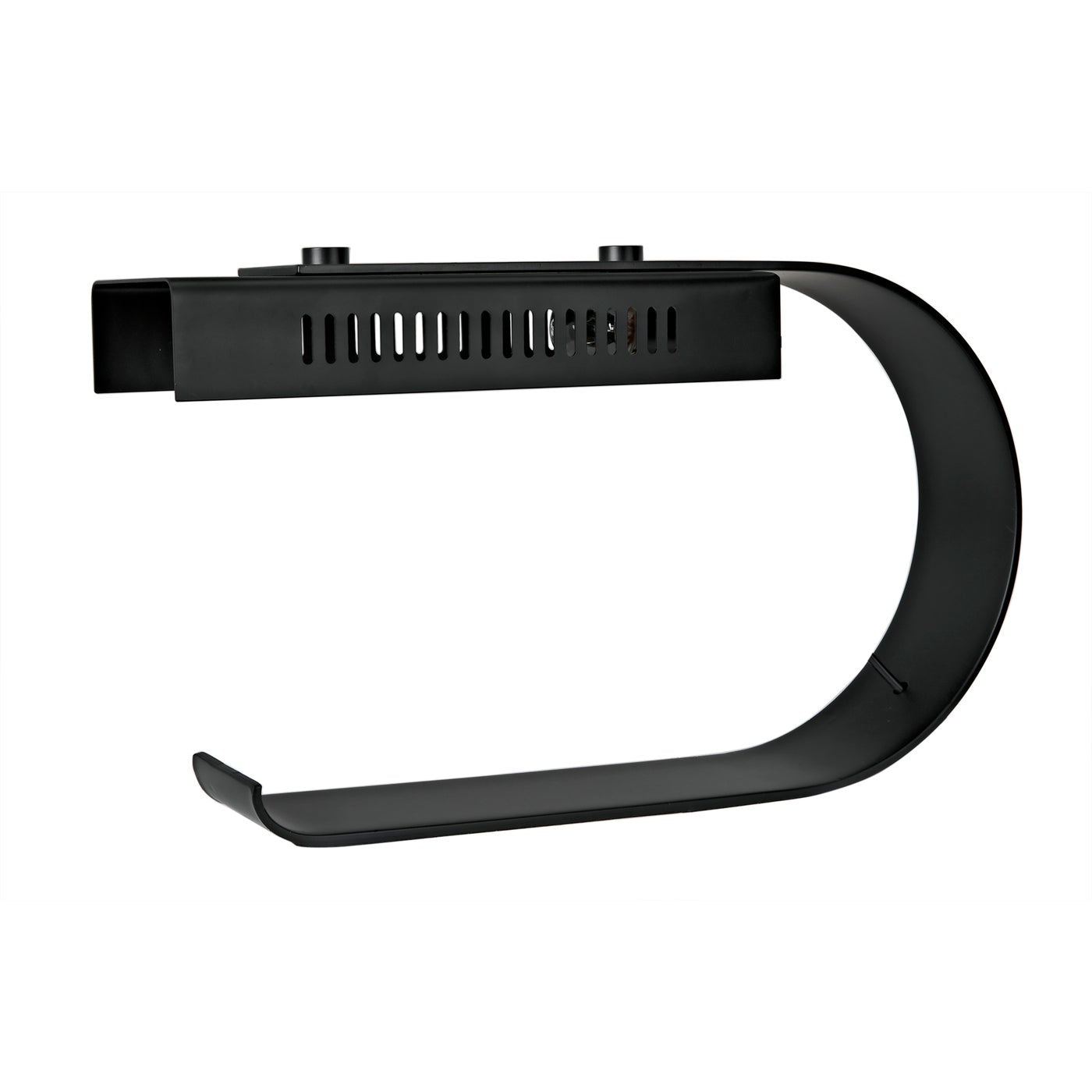 Noir Alfred Table Lamp, Black Metal