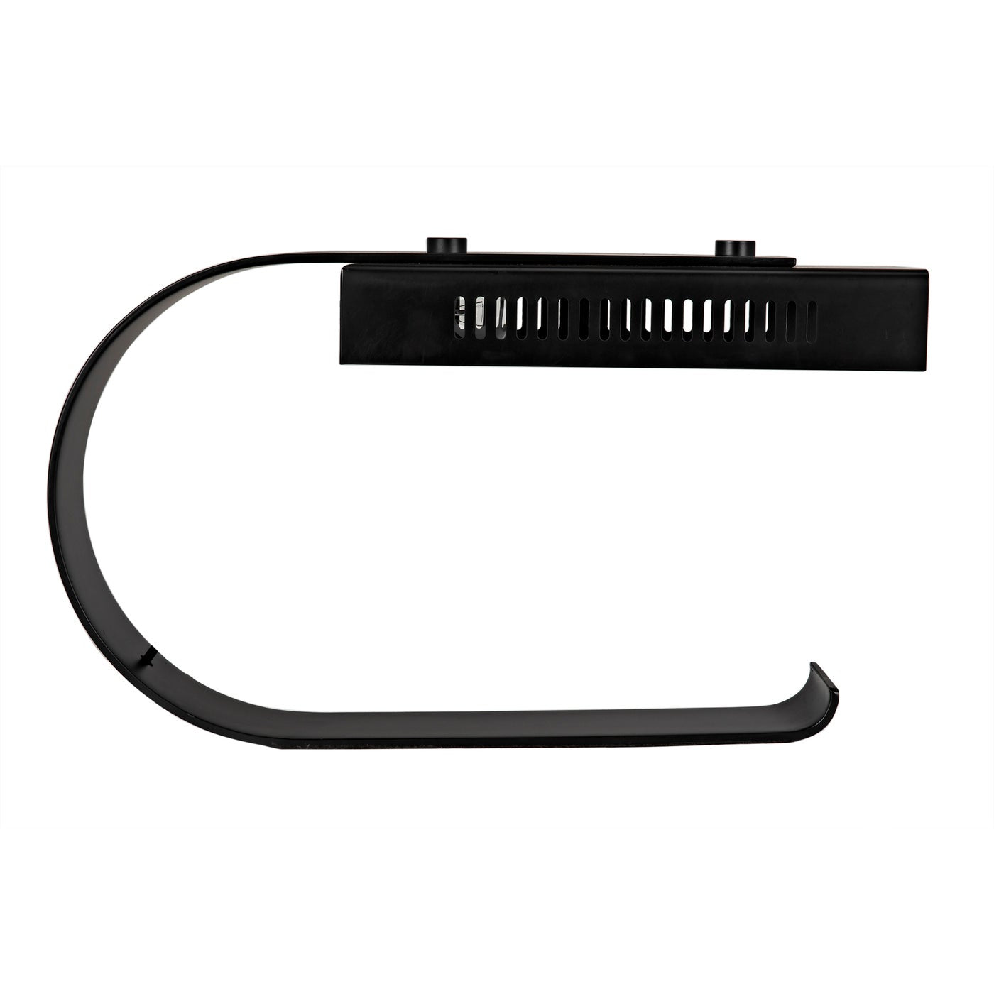 Noir Alfred Table Lamp, Black Metal