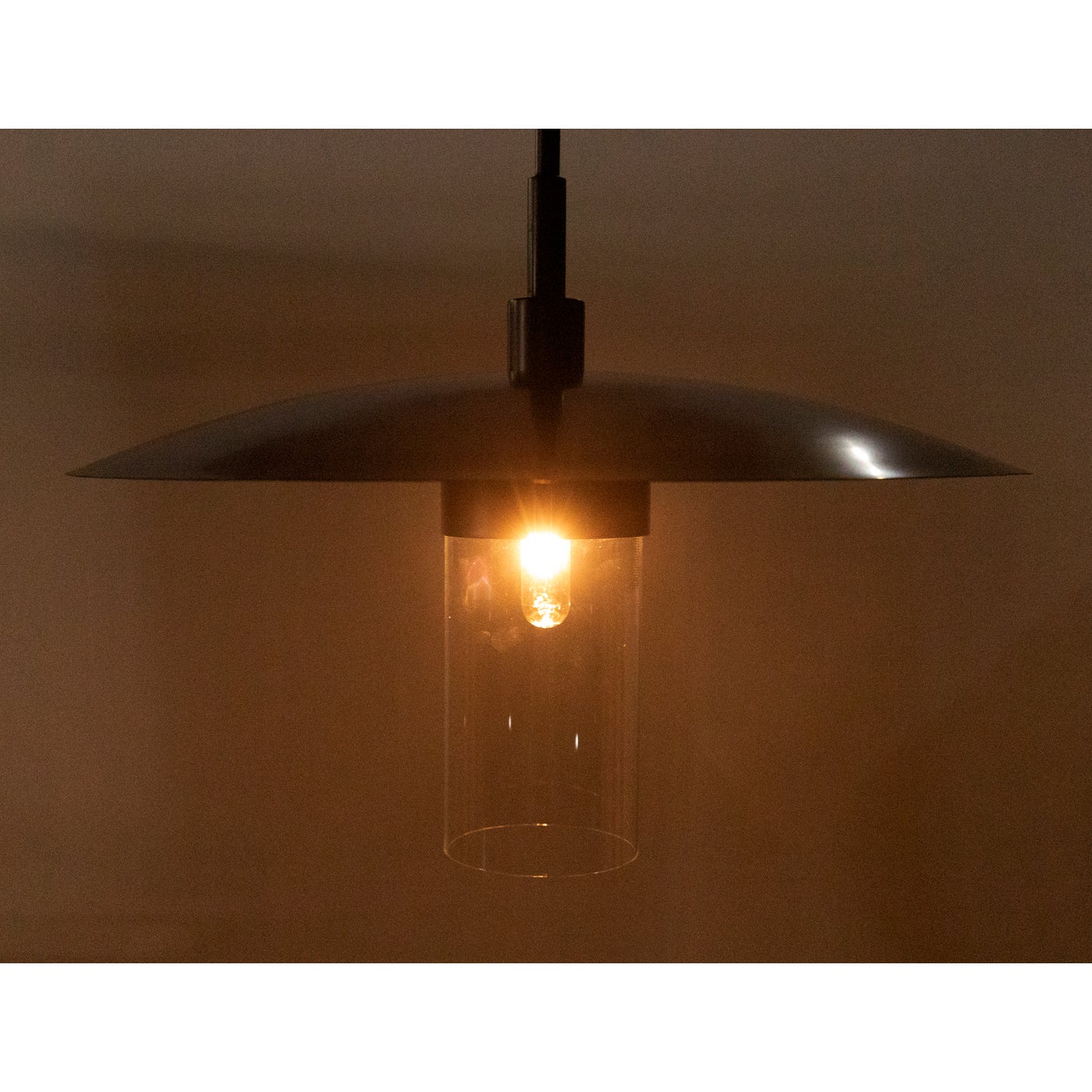 Noir Anton Pendant, Metal With Aged Brass Finish