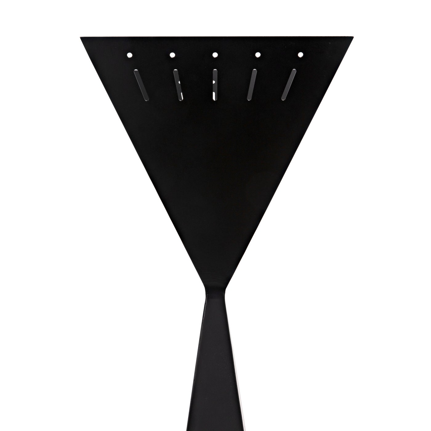 Noir Brixton Floor Lamp, Black Steel