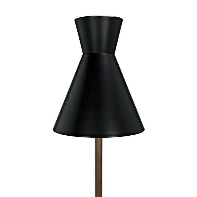 Noir Thinking Cap Floor Lamp