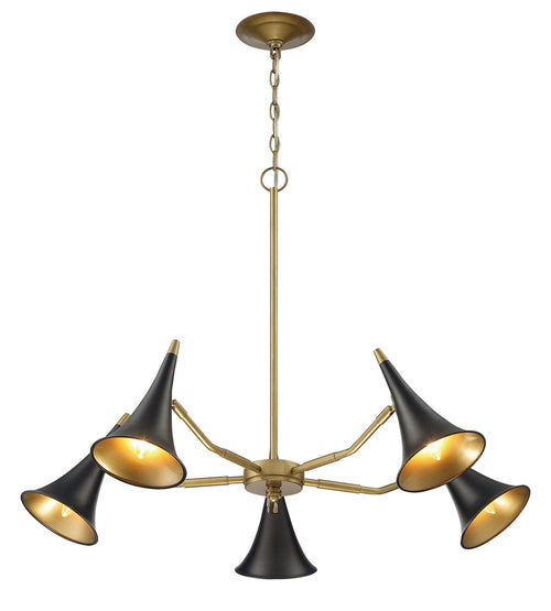 Lumanity Clarion 5 Light Statement Modern Chandelier