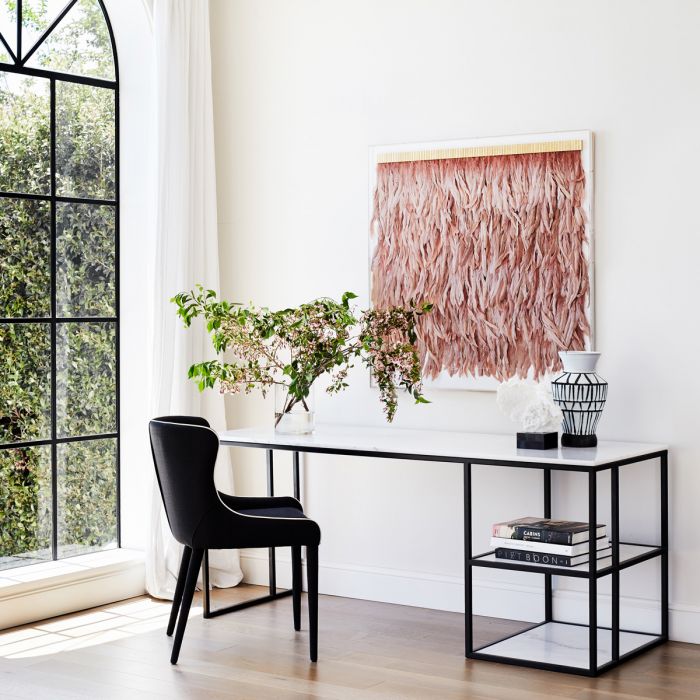 Natural Curiosities Rose Feathers Art