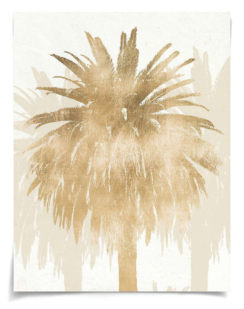Natural Curiosities Royal Palm Tree, Gold