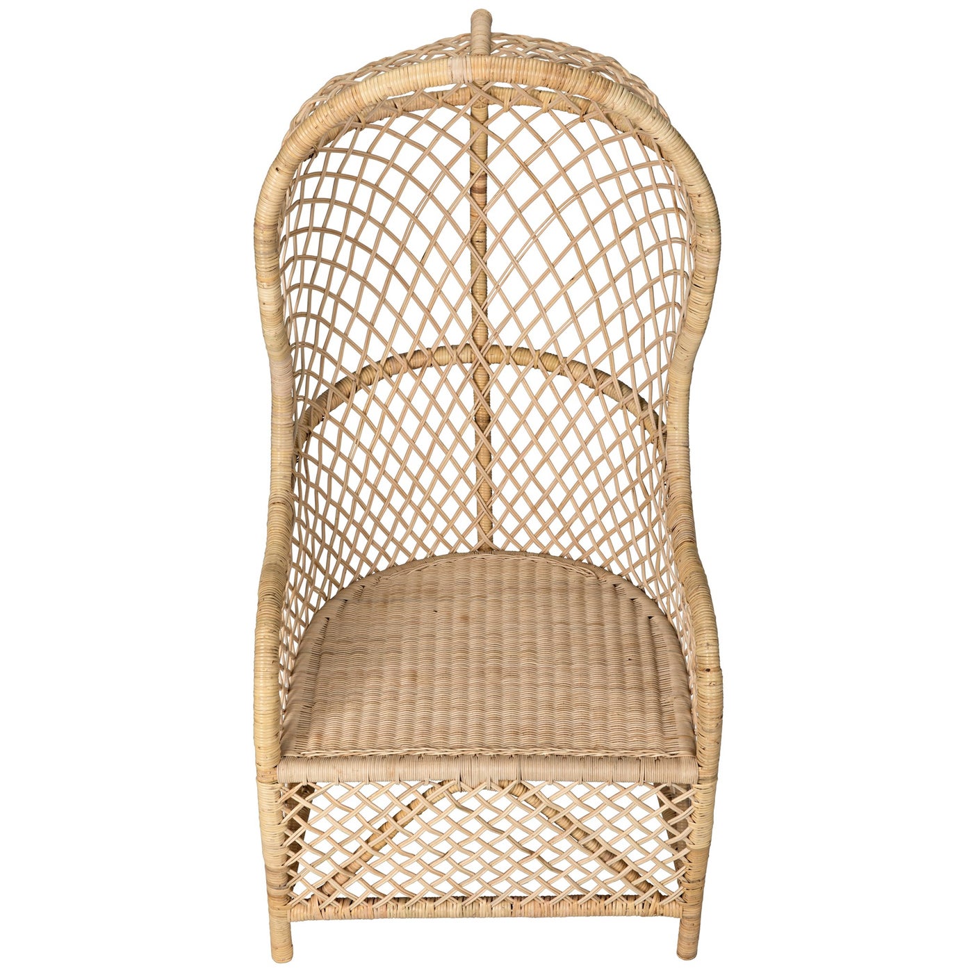 Noir Gigi Chair, Rattan