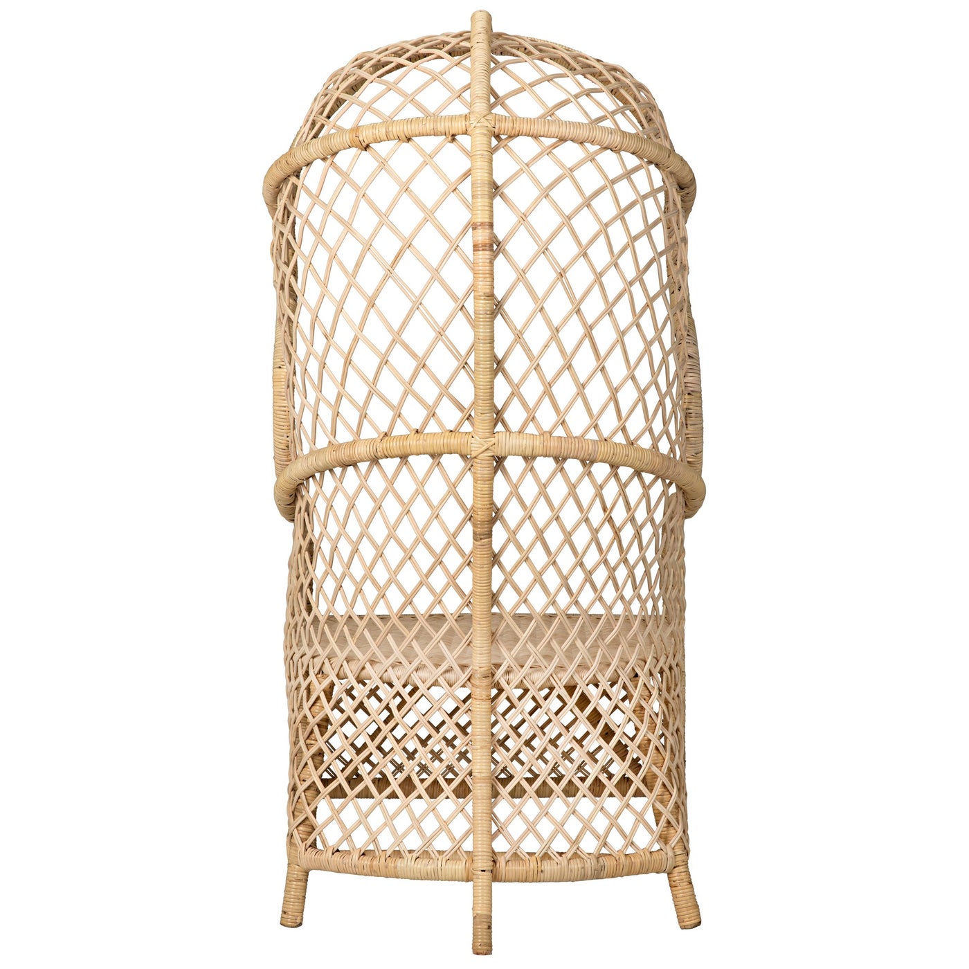 Noir Gigi Chair, Rattan