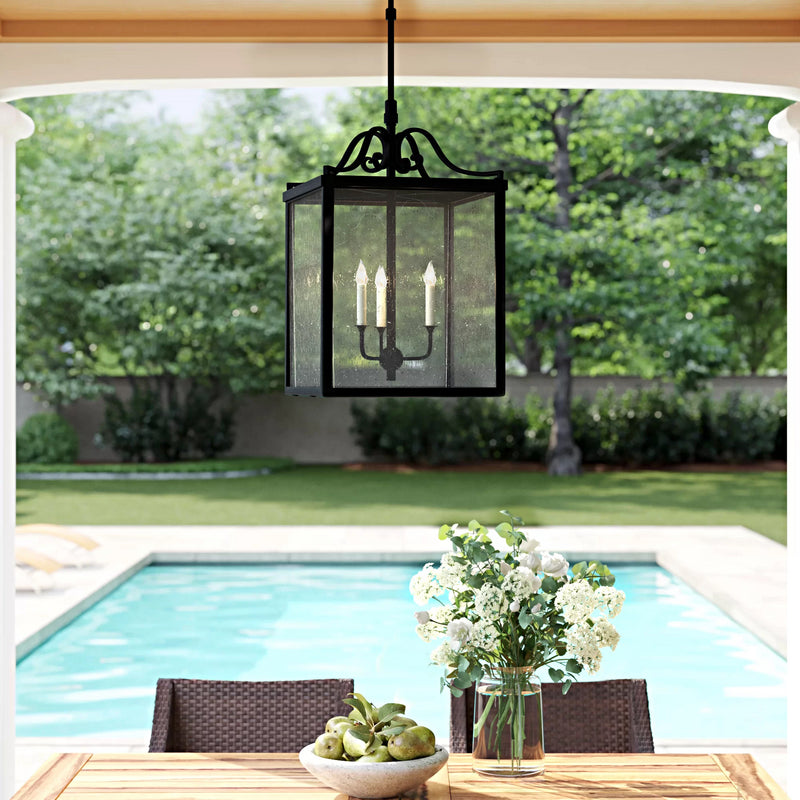 Giatti 3-Light Outdoor Hanging Lantern by Currey and Company
