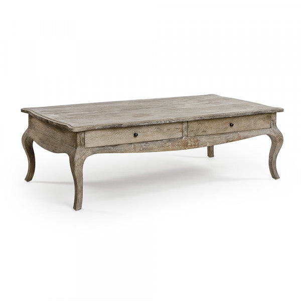 Zentique Arles Coffee Table Limed Grey