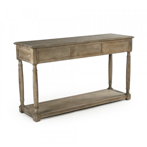 Zentique Bruno Console Limed Grey