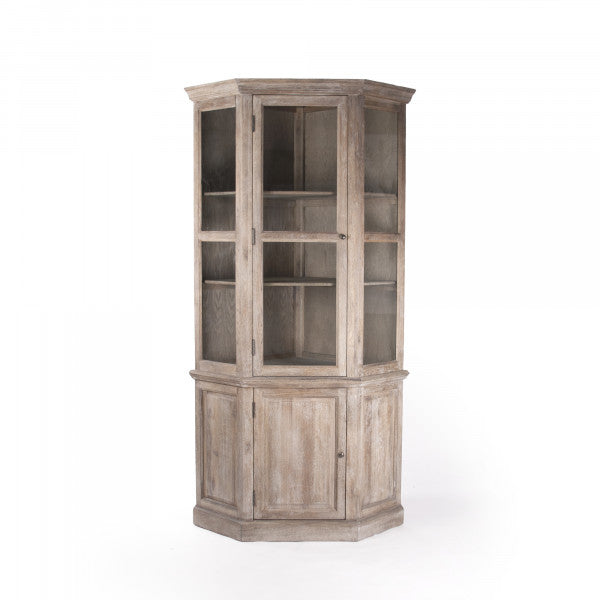 Zentique Edgar Cabinet Limed Grey