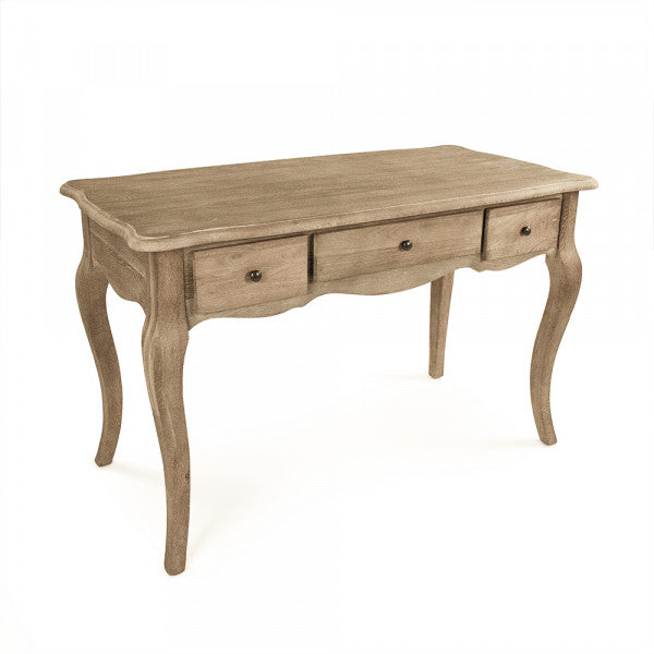 Zentique Serene Desk Limed Grey Oak