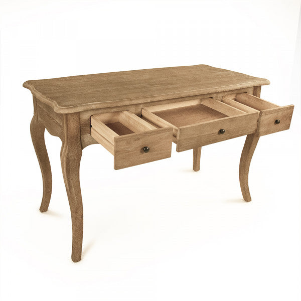 Zentique Serene Desk Limed Grey Oak
