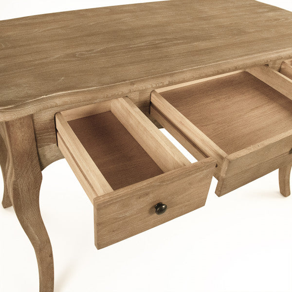 Zentique Serene Desk Limed Grey Oak