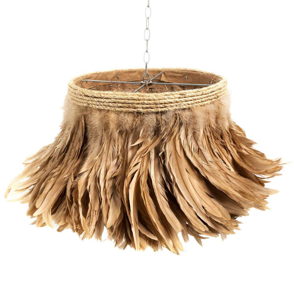 Jamie Dietrich Designs Camel Feather Pendant Light