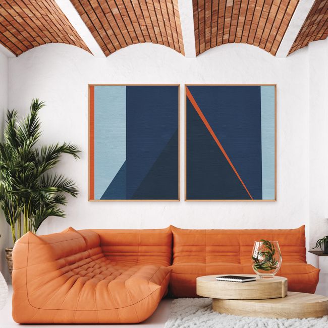 Natural Curiosities Textured Abstract 1 & 2 Art