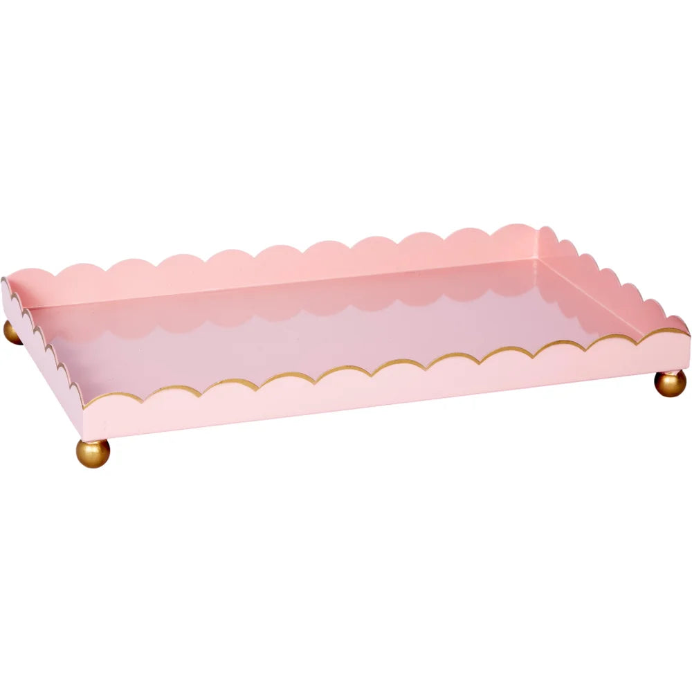Eloise Scalloped Rectangular Tray