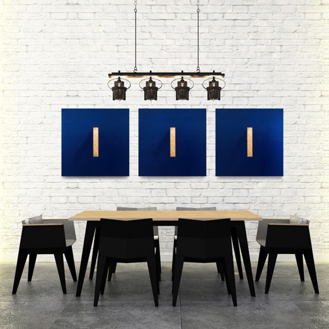 Gold Mind in Blue Art by Natural Curiosities