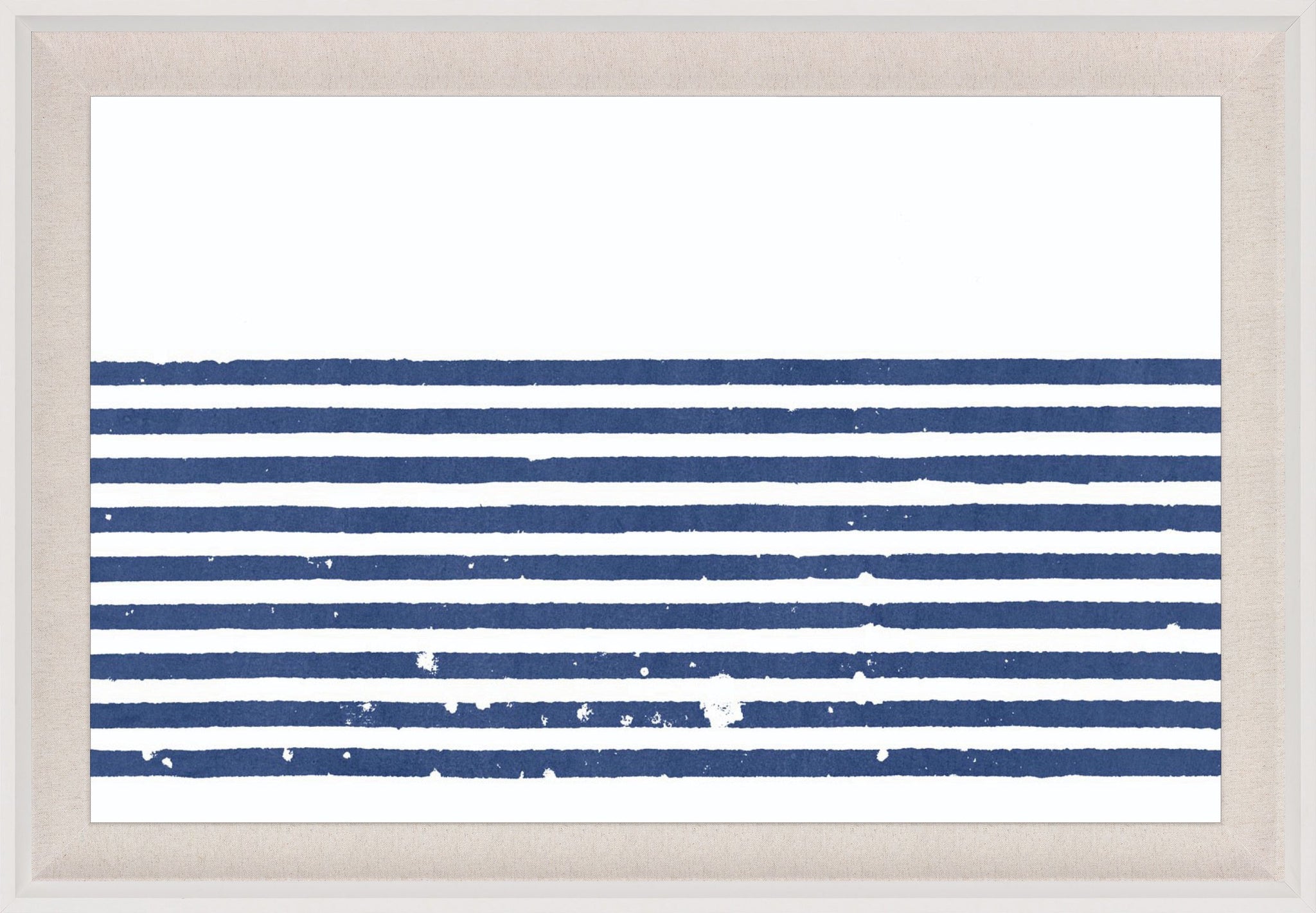 Natural Curiosities Blue Wave Textile Art Print