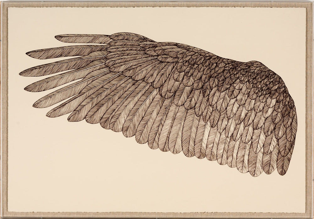 Natural Curiosities Wings of Love Art, Left