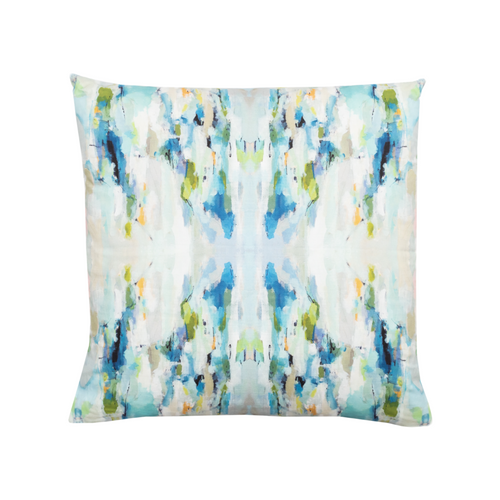 Wintergreen Cotton Linen Pillow by Laura Park