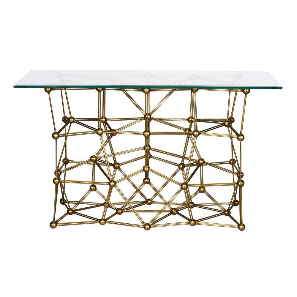 Worlds Away Molecule Console Table