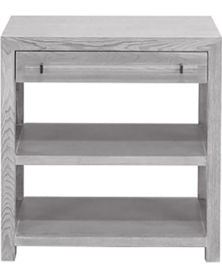 Worlds Away Garbo Nightstand With Acrylic Hardware